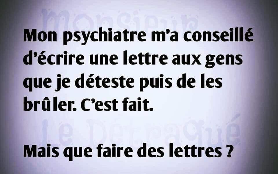 Humour de psy …